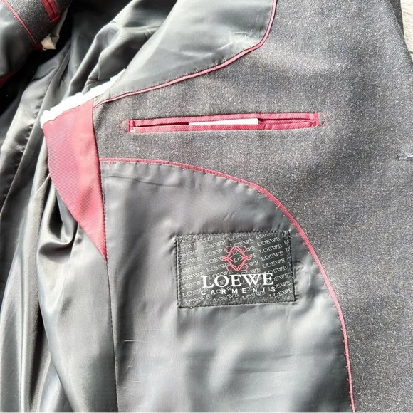 Loewe Dark Grey Wool Blend Sport Coat Blazer - Picture 8 of 16